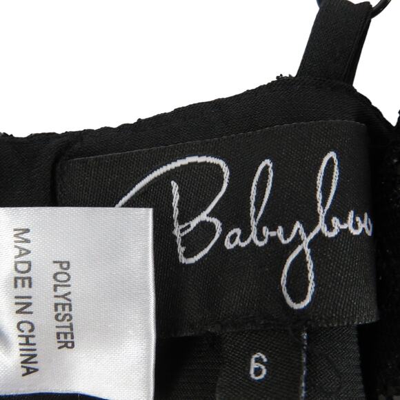 UO  Babyboo Black Sparkly Sexy Two Piece Set Tank & Mini Skirt Small - Picture 5 of 8